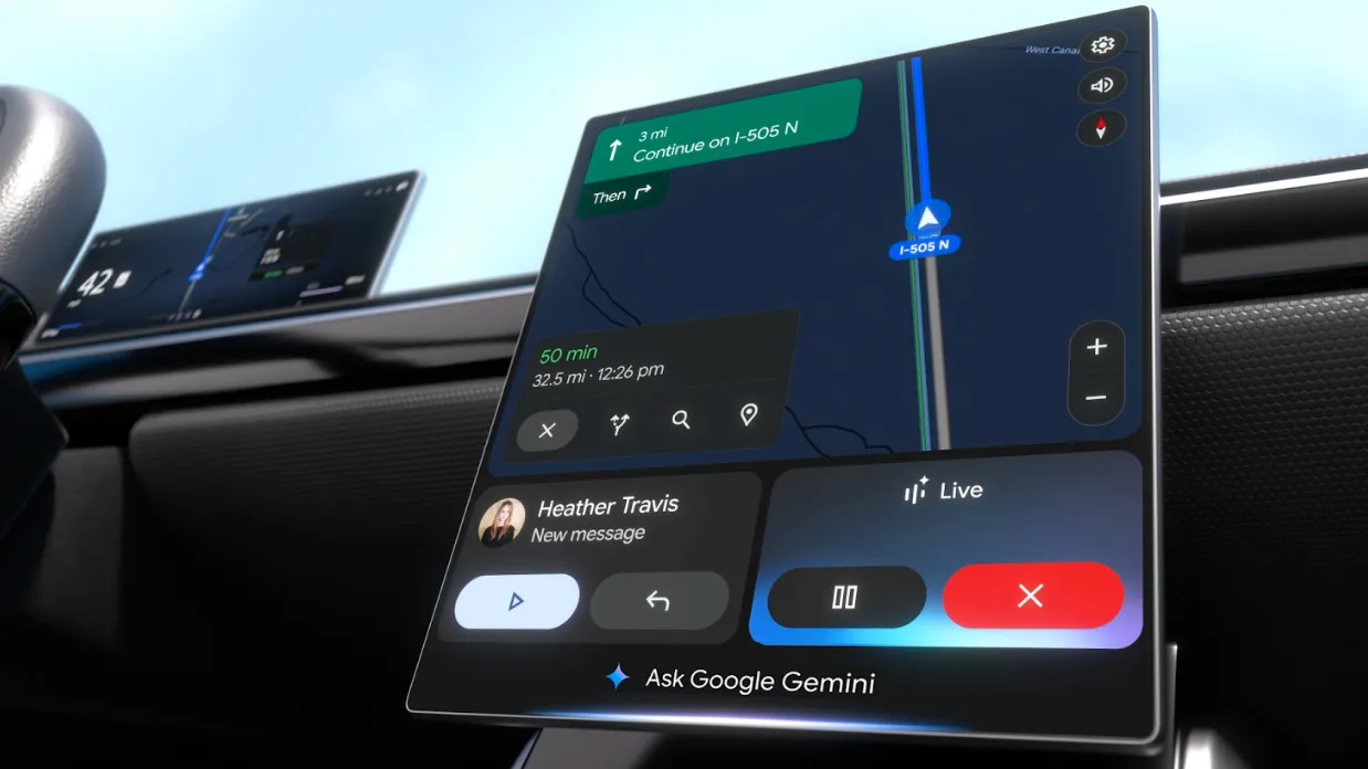 Google将通过 Android Auto 将 Gemini 带入汽车
