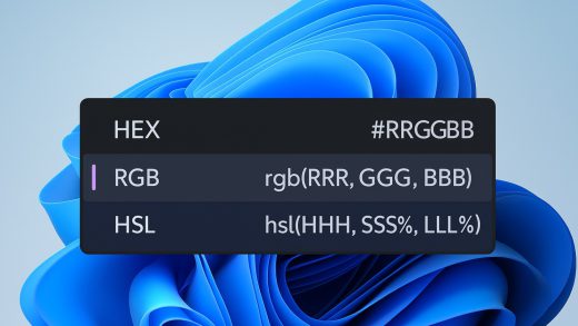 Windows 11 将提供内置颜色选择器工具