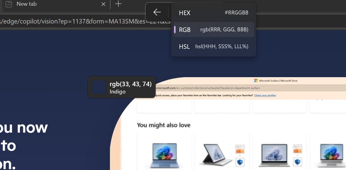 Windows 11 将提供内置颜色选择器工具