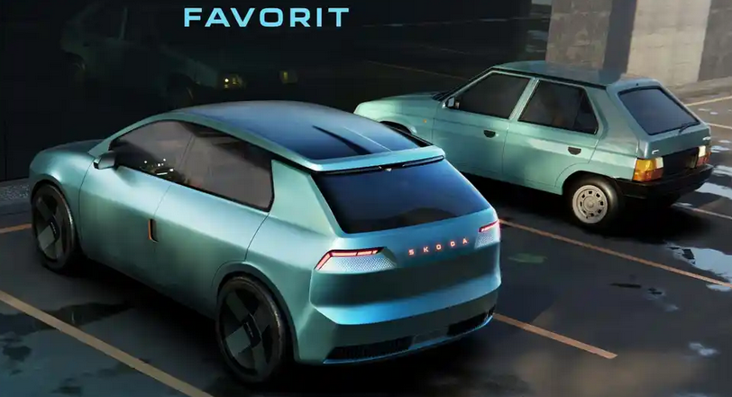 斯柯达Favorit概念车发布：满满赛博朋克风
