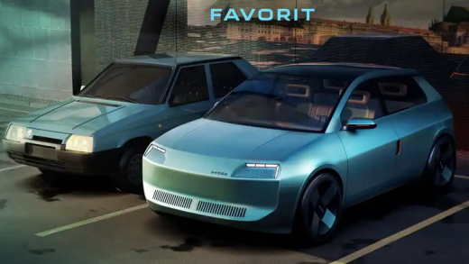 斯柯达Favorit概念车发布：满满赛博朋克风