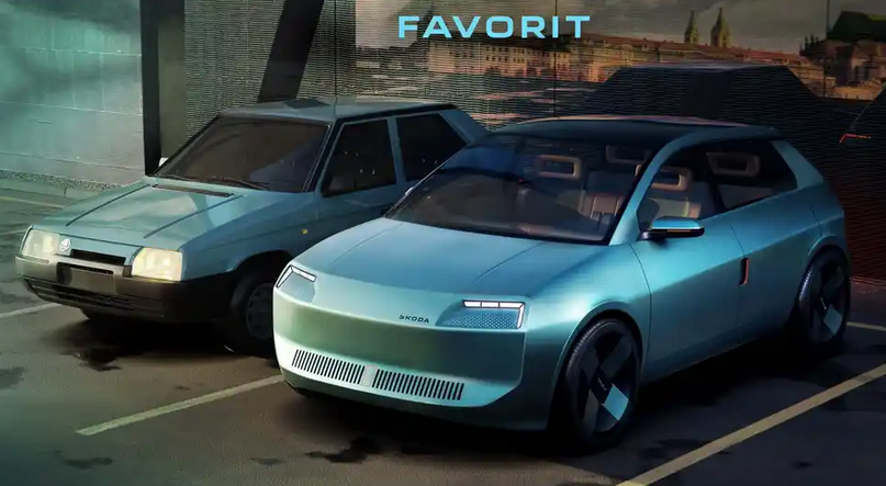 斯柯达Favorit概念车发布：满满赛博朋克风