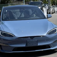 新款特斯拉Model S实车曝光 轮毂涂装全部换新 年内有望发布