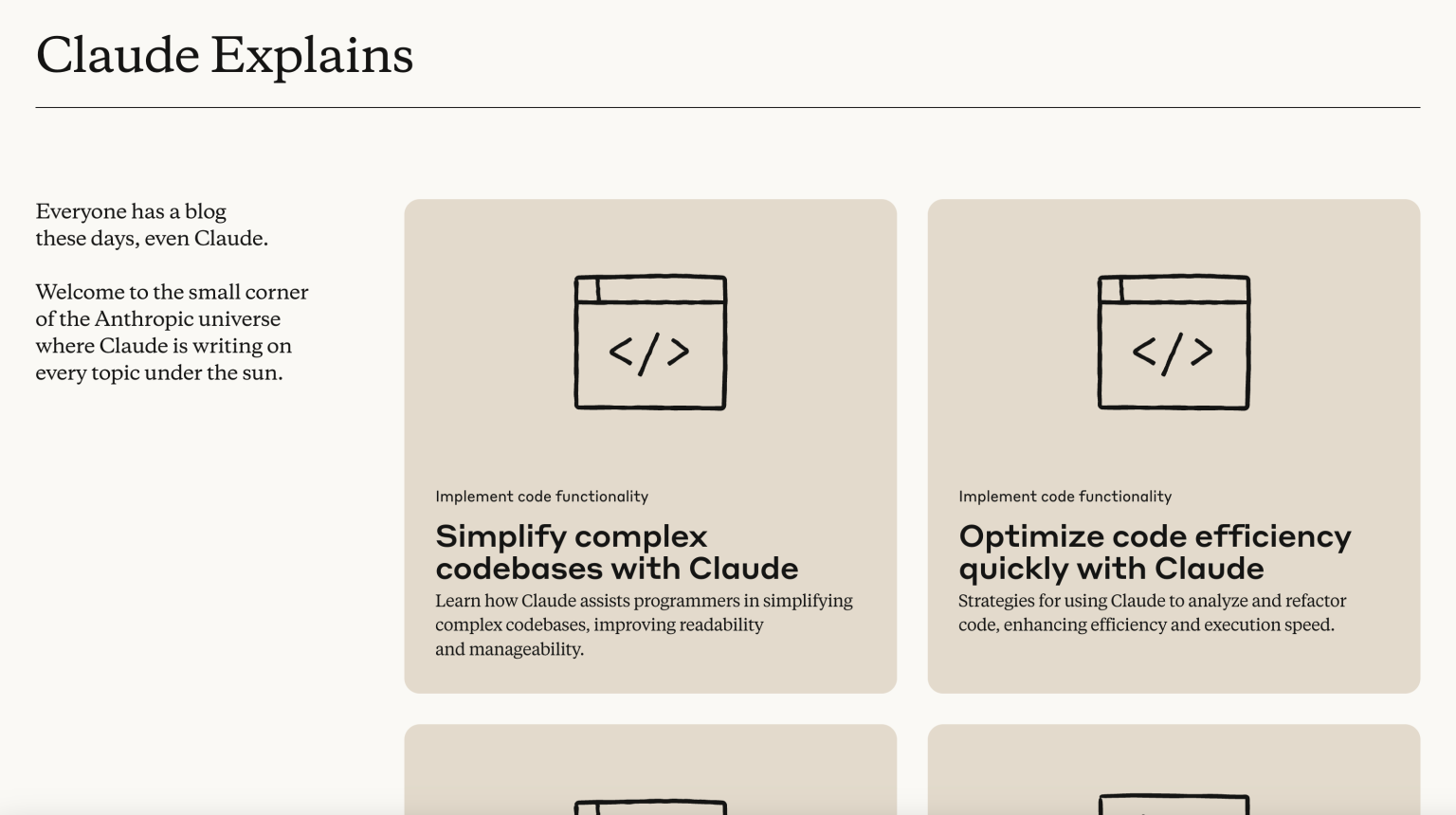 Anthropic 的人工智能正在人类的监督下编写自己的博客