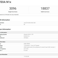 一款名为“NVIDIA N1x”的处理器出现在Geekbench在线数据库