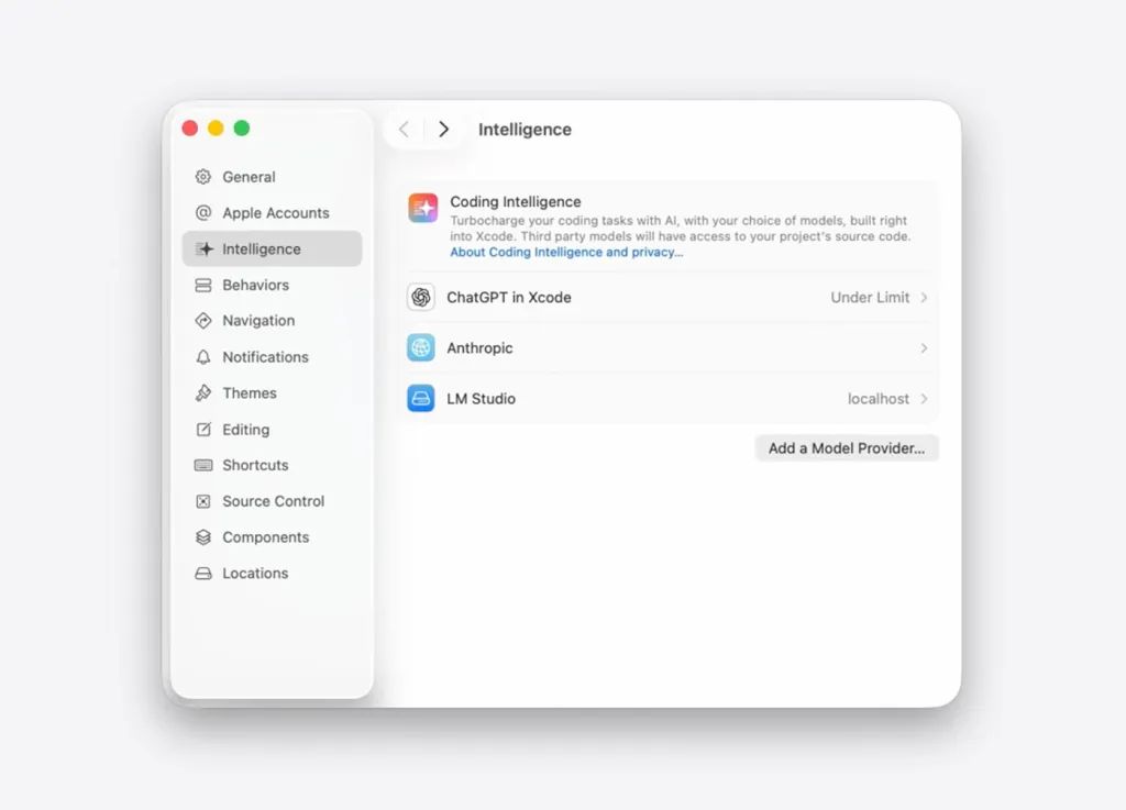 Swift Assist 进化：苹果 Xcode 26 可接入端侧、Claude 等 AI 编程模型