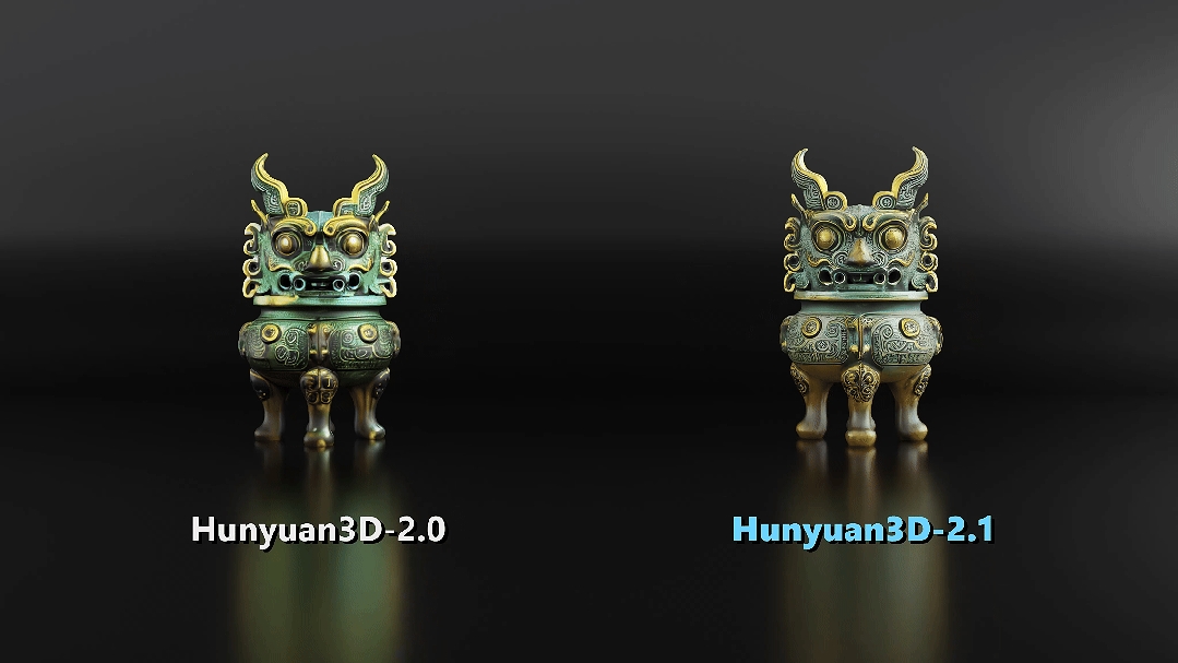 腾讯开源混元3D 2.1大模型 消费级显卡就能跑