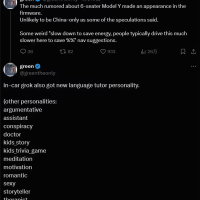 重新定义人车关系！特斯拉Grok AI即将上线：每辆车都有独特“性格”