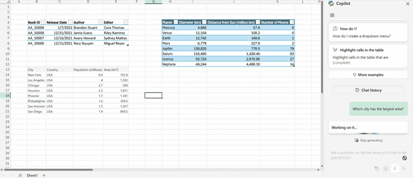 Excel中Copilot迎来重大升级！无需选中数据、自然语言也能理解