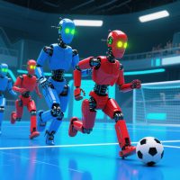 说倒就倒，假摔一流，首届机器人足球赛欢乐多：有何意义？