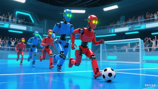 说倒就倒，假摔一流，首届机器人足球赛欢乐多：有何意义？