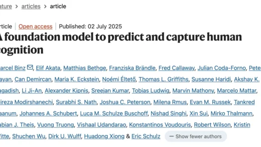 Nature研究遭质疑：像人类一样思考的AI，竟有点“荒谬”？
