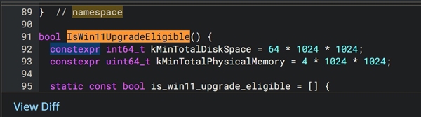 为Win10结束支持做准备！Chrome增加新代码：检测是否支持Win11