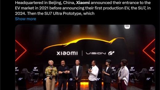 小米登记Vision GT概念车著作权 《GT赛车》28年首次收录中国车