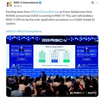 NVIDIA 将 CUDA 引入 RISC-V 体系