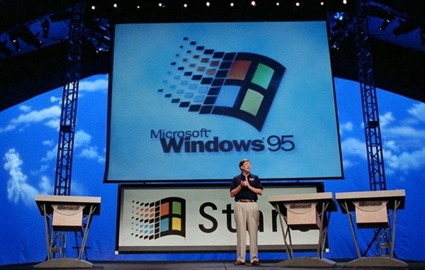 30年前的今天：Windows 95正式发布！首日就卖了7.2亿美元