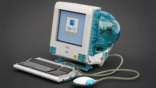 约 700 颗乐高零件重现苹果 Bondi Blue 版 iMac G3：冰球鼠标 + 透明机壳
