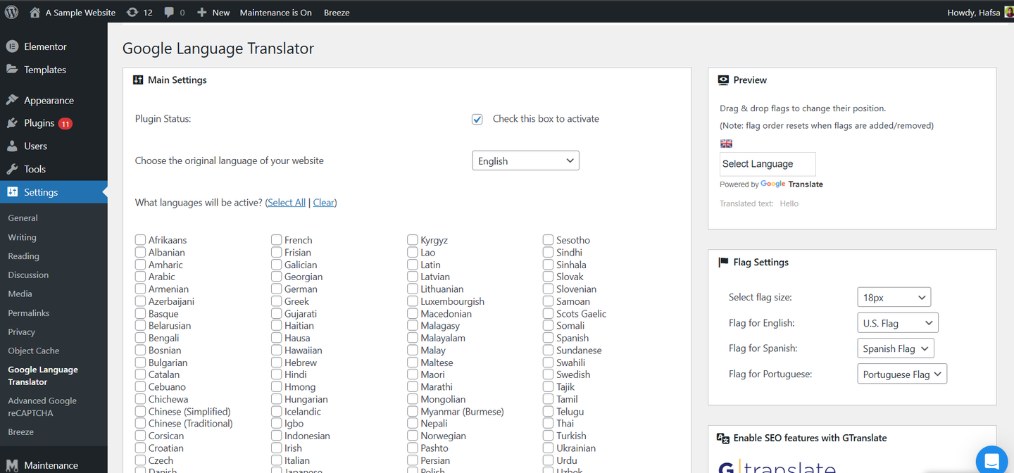 如何将 Google 翻译添加到 WordPress（创建多语言网站）
