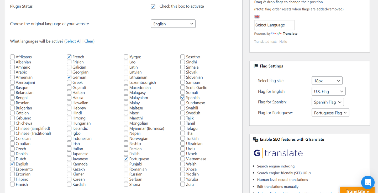 如何将 Google 翻译添加到 WordPress（创建多语言网站）