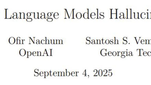 OpenAI罕见发论文：我们找到了AI幻觉的罪魁祸首
