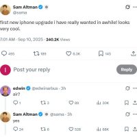 OpenAI CEO奥特曼点赞iPhone Air，分析师直呼：它只是苹果的试验品