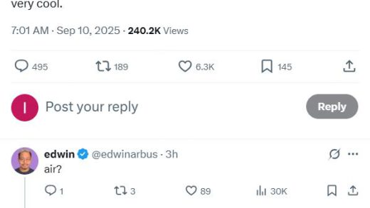 OpenAI CEO奥特曼点赞iPhone Air，分析师直呼：它只是苹果的试验品