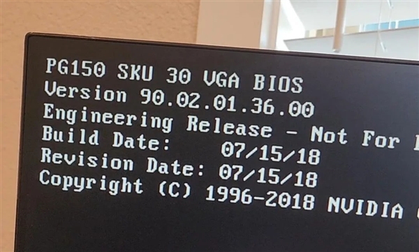 GTX 2080 Ti确实存在！时隔7年原型卡终于现身