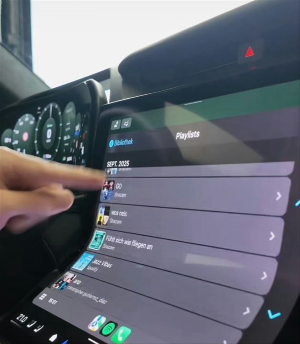 保时捷纯电卡宴官图发布：首次用上12.25英寸弧形曲面中控屏