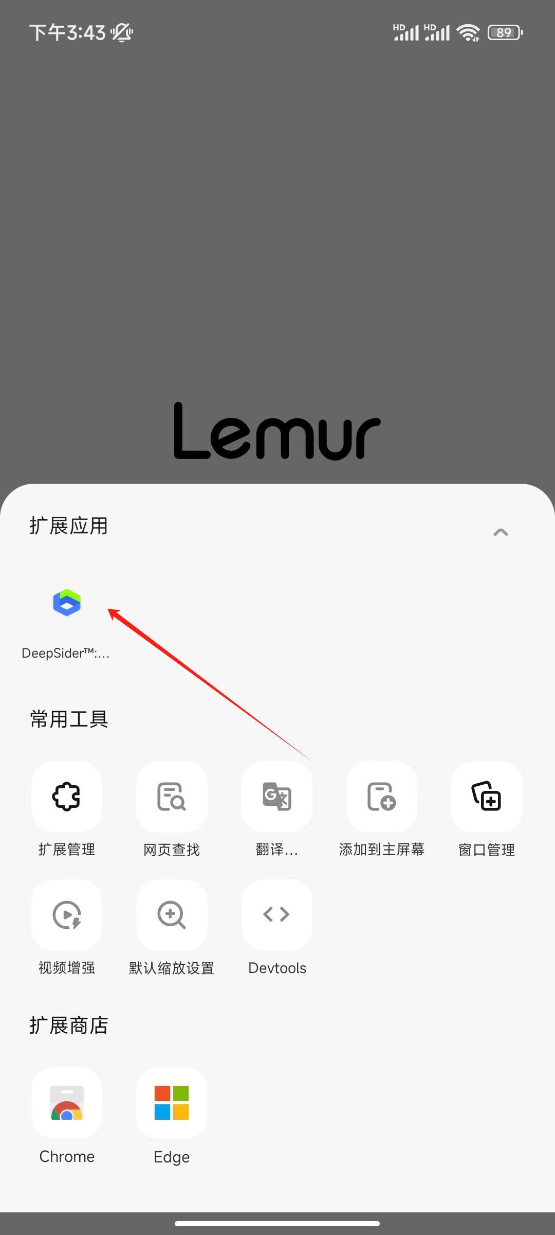 DeepSider侧边栏AI智能助手安装教程