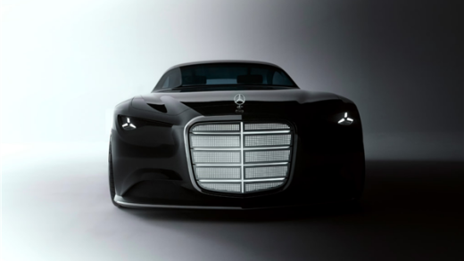 车头长过燃油V12 奔驰Vision Iconic概念车首发亮相