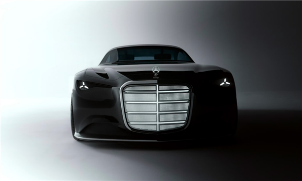 车头长过燃油V12 奔驰Vision Iconic概念车首发亮相