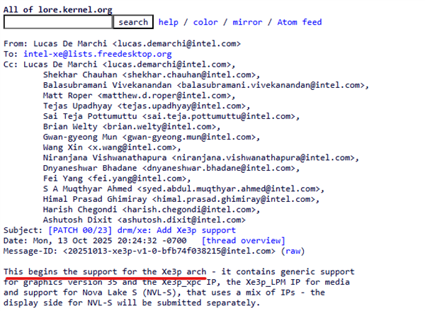 Intel Xe3P核显定了！但是 独立显卡呢？