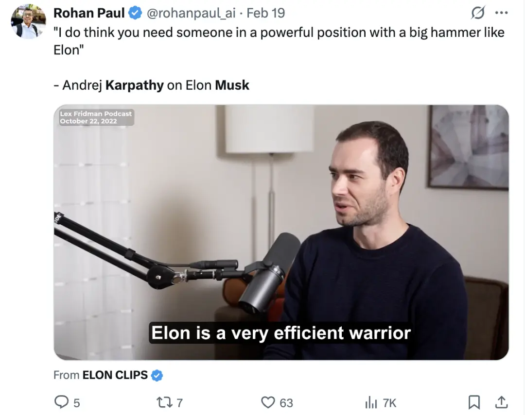 马斯克发起编程人机大战 卡帕西说了不