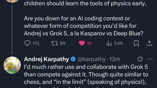 马斯克发起编程人机大战 卡帕西说了不