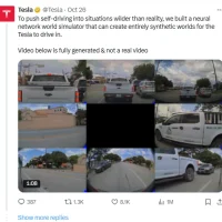 特斯拉“世界模拟器”来了：1天学习人类500年驾驶经验