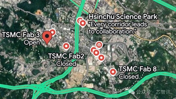 中国驻美大使馆发布台湾省新竹科学园高清卫星照：美国很紧张