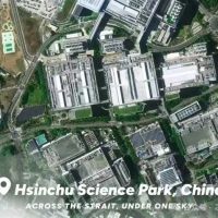 中国驻美大使馆发布台湾省新竹科学园高清卫星照：美国很紧张