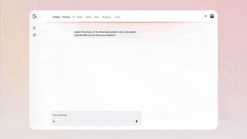 Google发布新一代Gemini模型 旨在将搜索引擎打造成“思维伙伴”