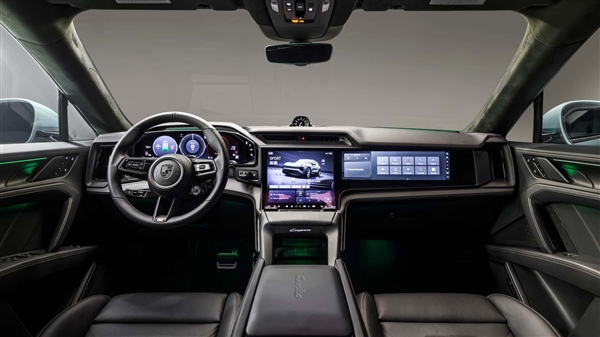 1156马力最强动力保时捷！新款卡宴纯电版官图发布