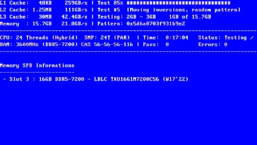 Memtest86+ v8.0发布 支持最新CPU