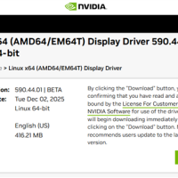 NVIDIA GTX 10/900显卡落幕：Linux 590驱动已不再支持！
