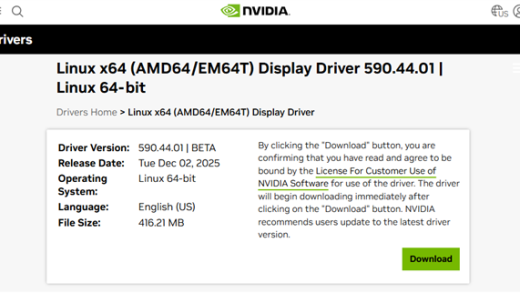 NVIDIA GTX 10/900显卡落幕：Linux 590驱动已不再支持！