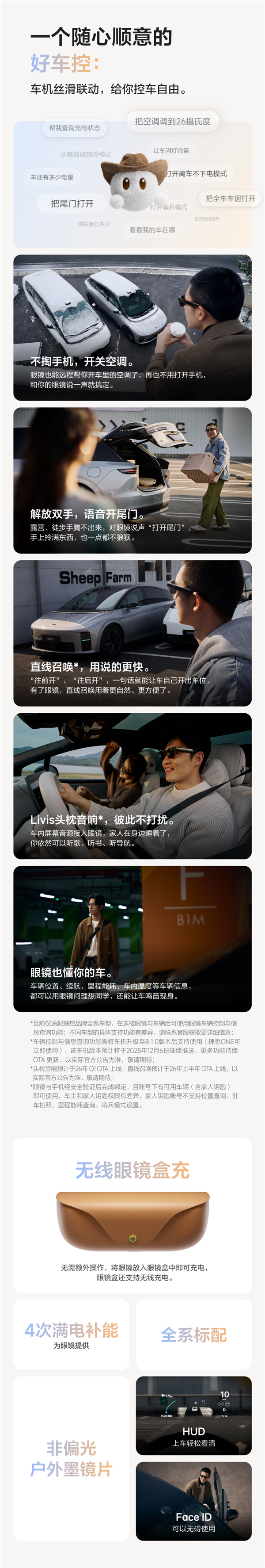 全系蔡司镜片 一图读懂理想Livis:可能是迄今最好用的AI眼镜!