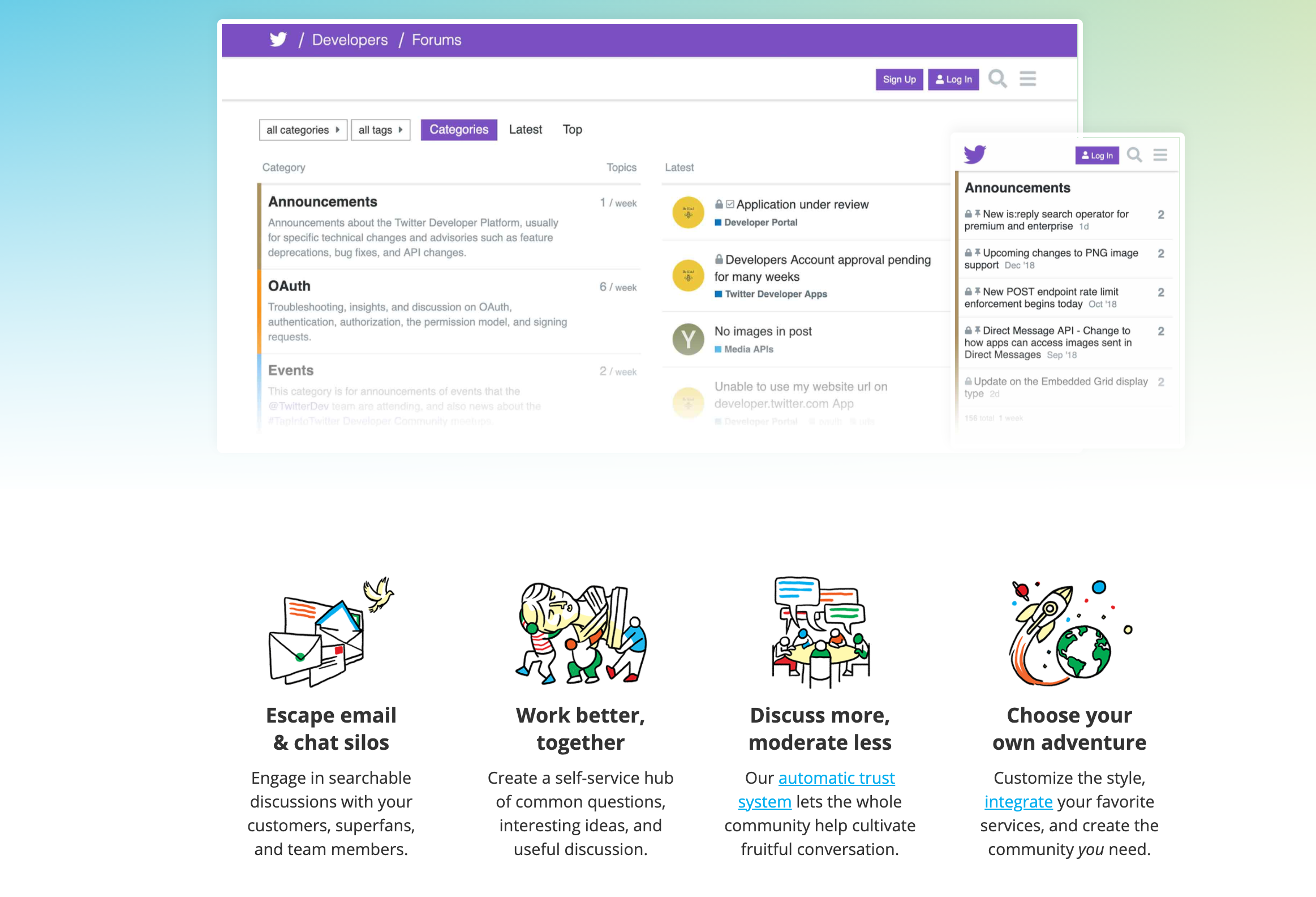 话语社区管理平台