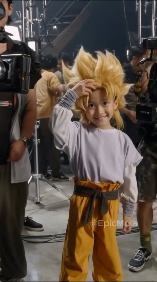 AI生成《龙珠》真人版拍摄现场 美女如云啊