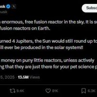 马斯克：建造核聚变反应堆“愚蠢至极”