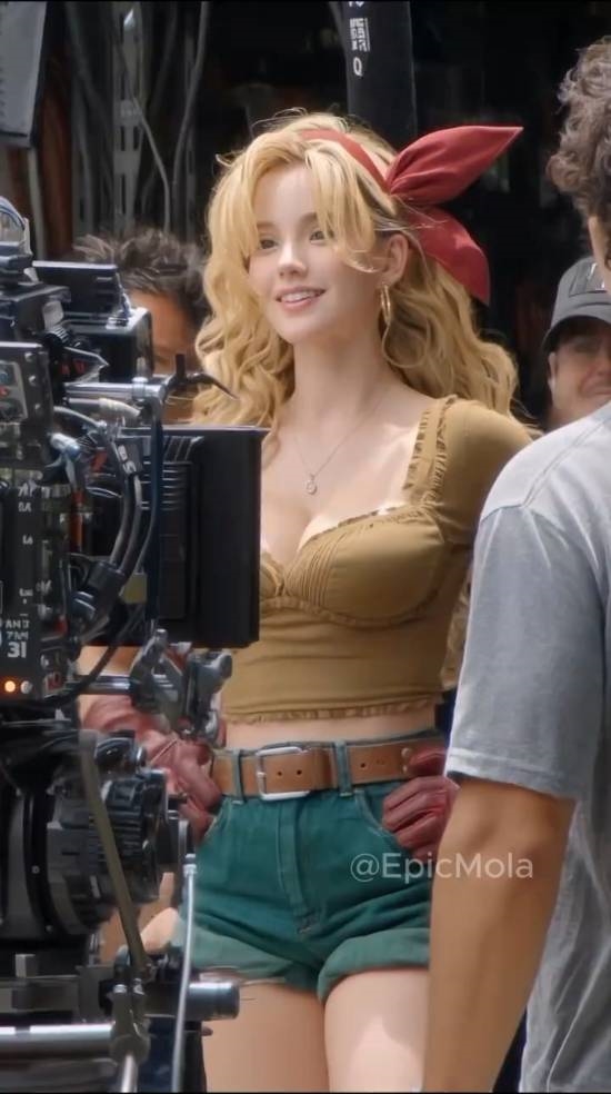 AI生成《龙珠》真人版拍摄现场 美女如云啊