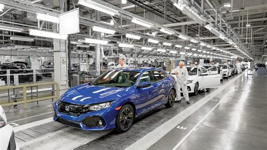 因芯片短缺 本田中国及日本工厂将暂停和减产